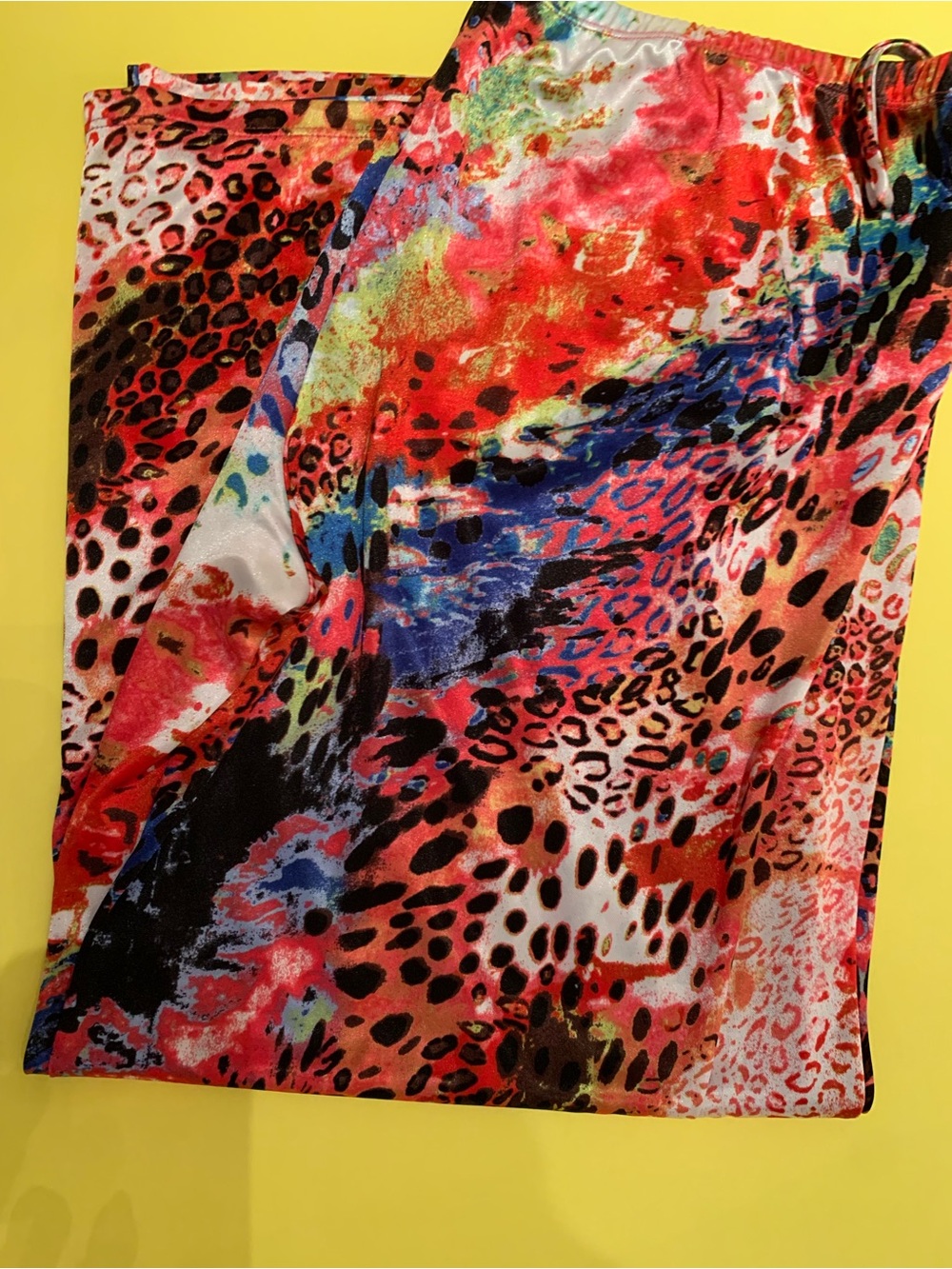 JOSIE BY NATORI COLORFUL, SILKY LOUNGE PANTS. GREAT CONDITION! - Picture 8 of 9
